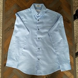 Calvin Klein Boys Size 12 Button Up Dress Shirt
